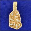 Image 1 : Diamond Nugget Style Pendant