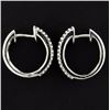 Image 2 : 2ct TW Diamond Hoop Earrings