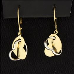 Dangle Heart Earrings