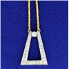 Image 1 : 1/2 ct TW Diamond Necklace