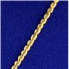 Image 2 : 25 1/2inch 18K Flat S Link Neck Chain