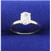 Image 1 : 3/4ct Oval Diamond Solitaire Ring