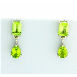 Peridot Drop Earrings