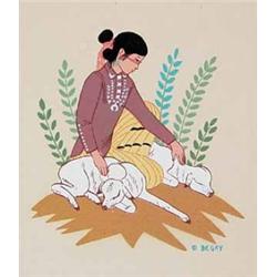 Harrison Begay, Silk Screen Print