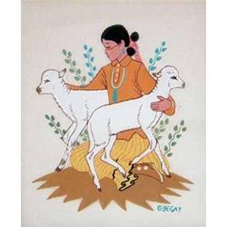 Harrison Begay, Silk Screen Print