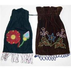 2 Woodlands Indain Beaded Purses