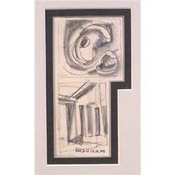 Emil Bisttram, Pencil on Paper