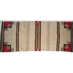 Navajo Indian Double Saddle Blanket