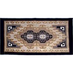 Navajo Indian Two Grey Hills Rug