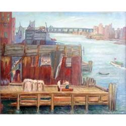 Ernestine Parsons, Oil on Canvas, WPA