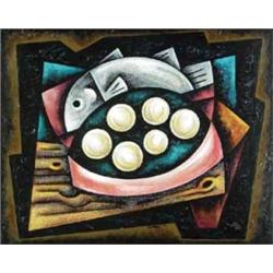 Sushe Felix, Acrylic on Canvas