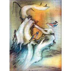 Archie Musick, Tempera on Panel, Brooadmoor Academy