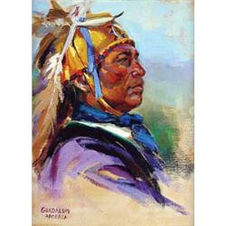 Guadalupe Apodaca, Oil on Canvas