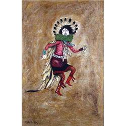 Boyd "Blackhair" Warner, Oil on Canvas