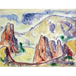 Tabor Utley, Watercolor, Broadmoor Academy