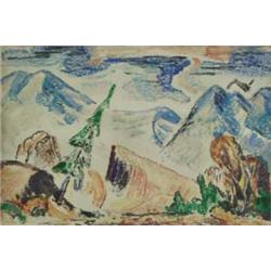 Tabor Utley, Watercolor, Broadmoor Academy