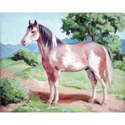 Ila Mae McAfee, Oil on Board