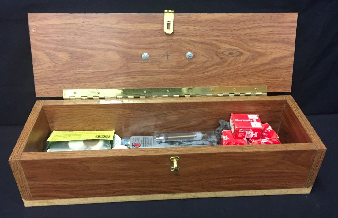 Black Powder Storage Box at Bobby Flores blog