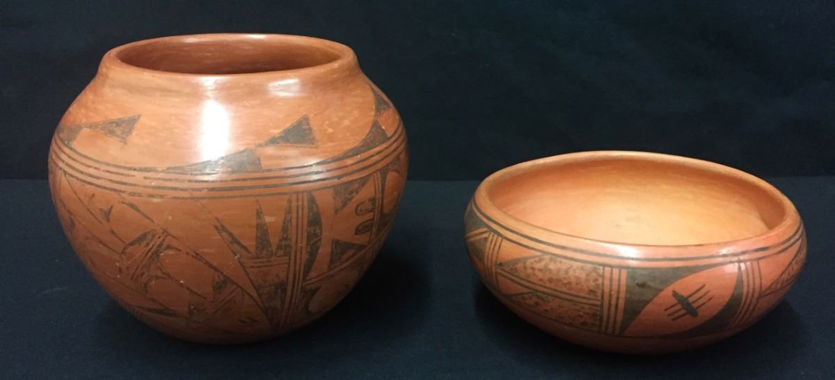 Pair of Vintage Hopi Pots