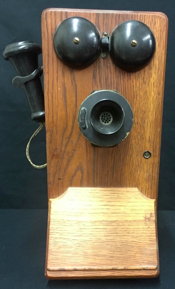 Antique Wall Hanging Telephone