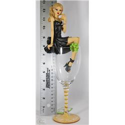 HICCUP WINE ALL YOU WANT! WHITE WINE GIRL IN A