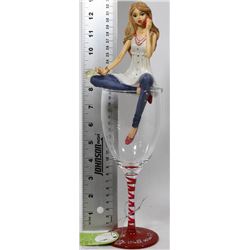 HICCUP GLASS IN EMPTY, CALL WINE-1-1! GIRL IN