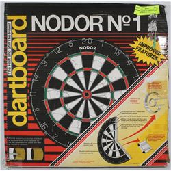 NEW - NODOR NO-1 BRISTLE DART BOARD (MADE IN UK)