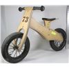 Image 1 : WOODEN "73" BIKE WITH PNEUMATIC TIRES