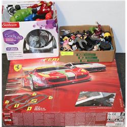 LOT OF ASSORTED TOYS AND CARRERA GO (IN BOX)