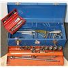 Image 1 : BLUE TOOL BOX WITH SOCKET SETS