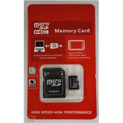 NEW 32GB MICRO SD CARD WITH ADAPTOR
