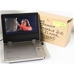 TOSHIBA PORTABLE DVD PLAYER WITH ACCESSORIES