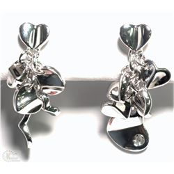 #5-STERLING SILVER RHODIUM PLATED DIAMOND