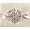 Image 1 : #12-STERLING SILVER 7 DIAMOND RING