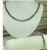 Image 1 : #14-STAINLESS STEEL MEN'S BRACELET & NECKLACE SET