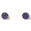 Image 1 : #24-10KT YELLOW GOLD AMETHYST EARRINGS