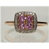 Image 1 : #29-10KT ROSE GOLD NATURAL PINK SAPPHIRE &