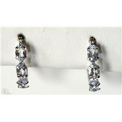 #36-10KT WHITE GOLD NATURAL AQUAMARINE