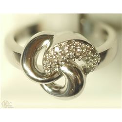 #47-STERLING SILVER DIAMOND