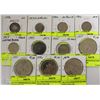 Image 1 : LOT OF 7 ASSORTED WORLD COINS AND 4 ASSORTED