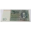 Image 1 : GERMAN NAZI WWII 10 MARK UNC.