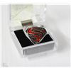Image 1 : SUPERMAN LOGO SILVER TONE RING