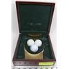 Image 1 : GOLF BALL & BRASS DISPLAY