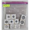 Image 1 : LOT OF COIN SLEEVES AND D-I-Y COIN CASE