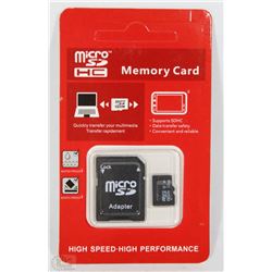 NEW 32GB MICRO SD CARD WITH ADAPTOR
