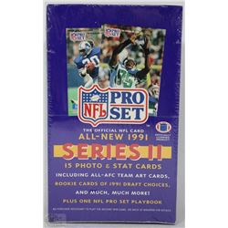 1991 PROSET NFL SERIES 2 FOOT BALL BOX SET