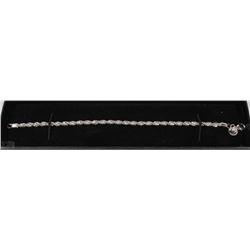 SILVER PLATED TWIST CHAIN BRACELET