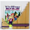 Image 1 : LOT OF 2 PAN FLUTES WITH BOOK