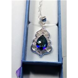 TEAR DROP MYSTIC TOPAZ PENDANT