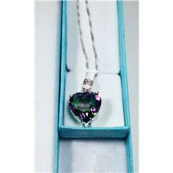 RAINBOW MYSTIC TOPAZ PENDANT